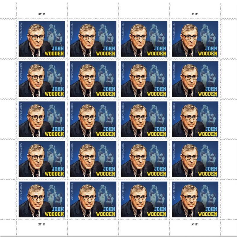 2024 U.S Forever Stamps   John Wooden