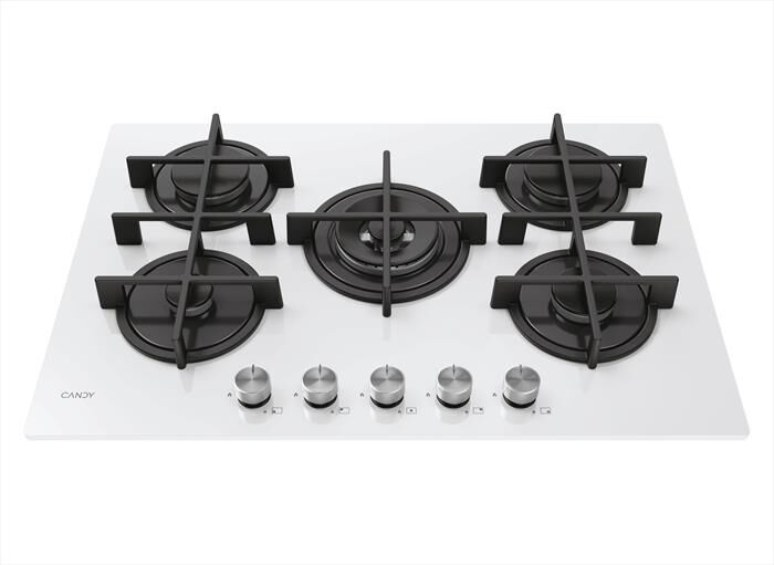 CANDY - Piano cottura gas CVG74WTW 74,5 cm-Bianco