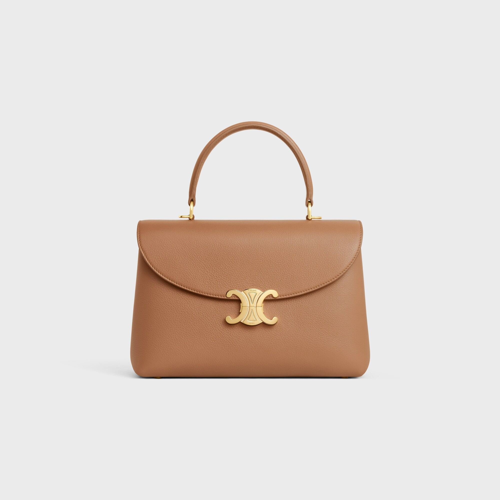 MEDIUM NINO BAG in SUPPLE GRAINED CALFSKIN BRONZE