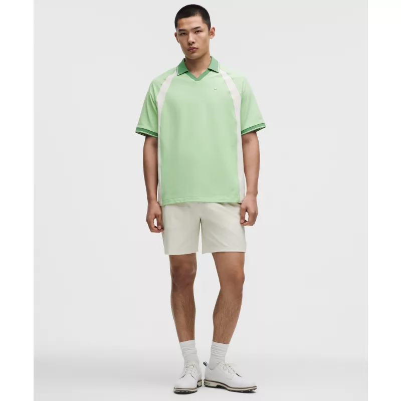 UV-Protective Relaxed-Fit Golf Polo Shirt