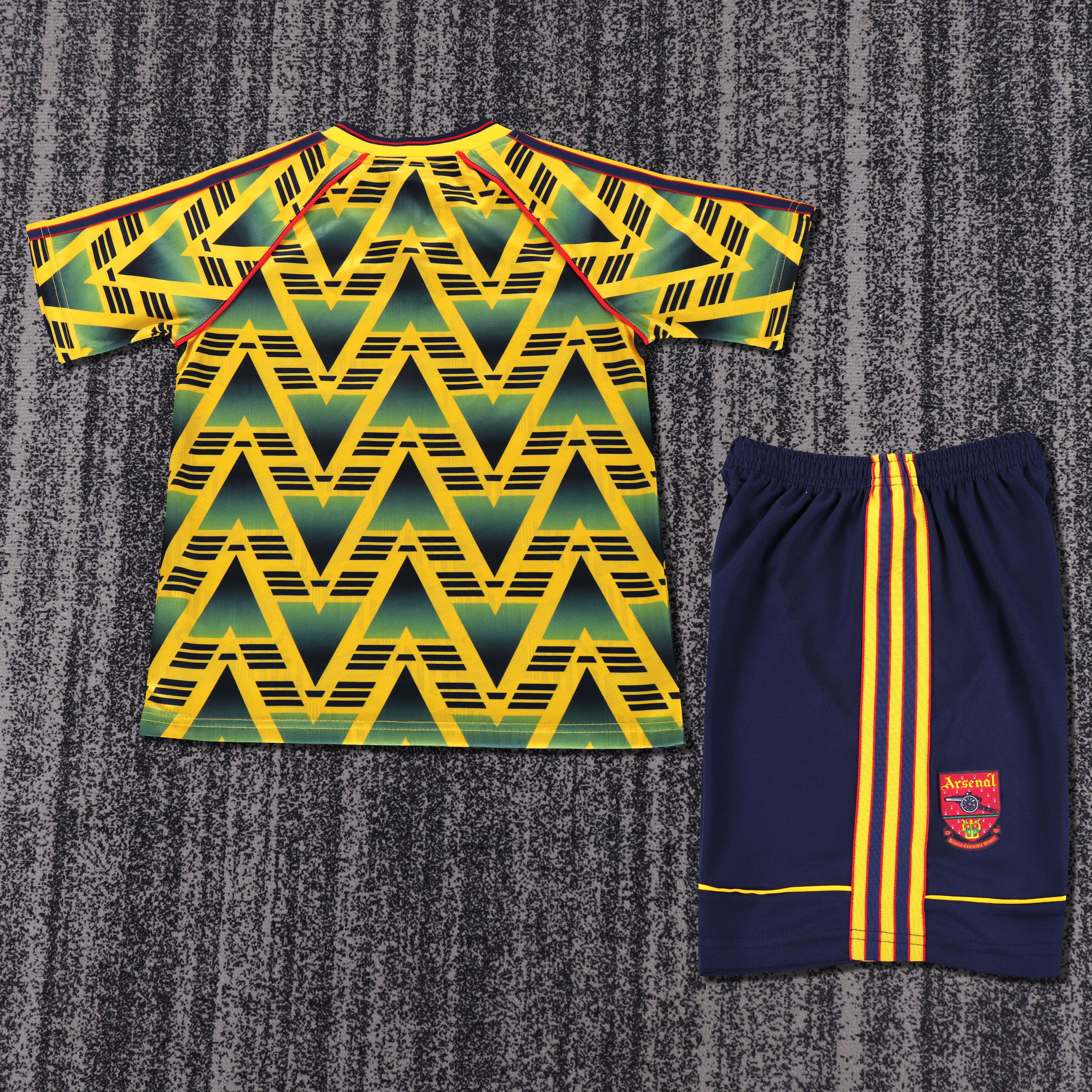 91/93 Arsenal Away Retro Football Shirt (Kids Kit)