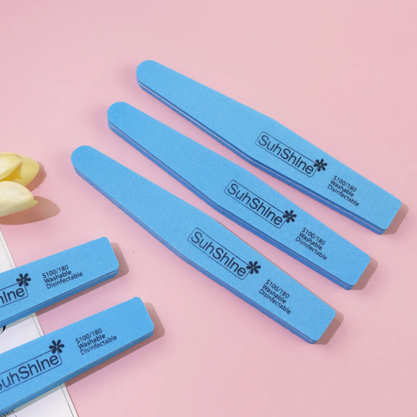 Blue Nail Files for Manicure and Nail Preparation
