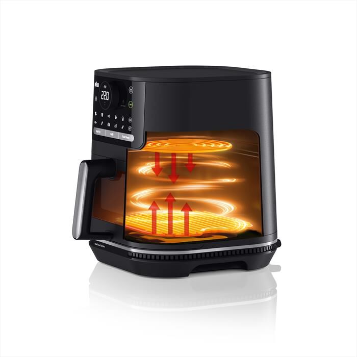 BRAUN - Friggitrice ad aria MultiFry 5 HF5073-NERO