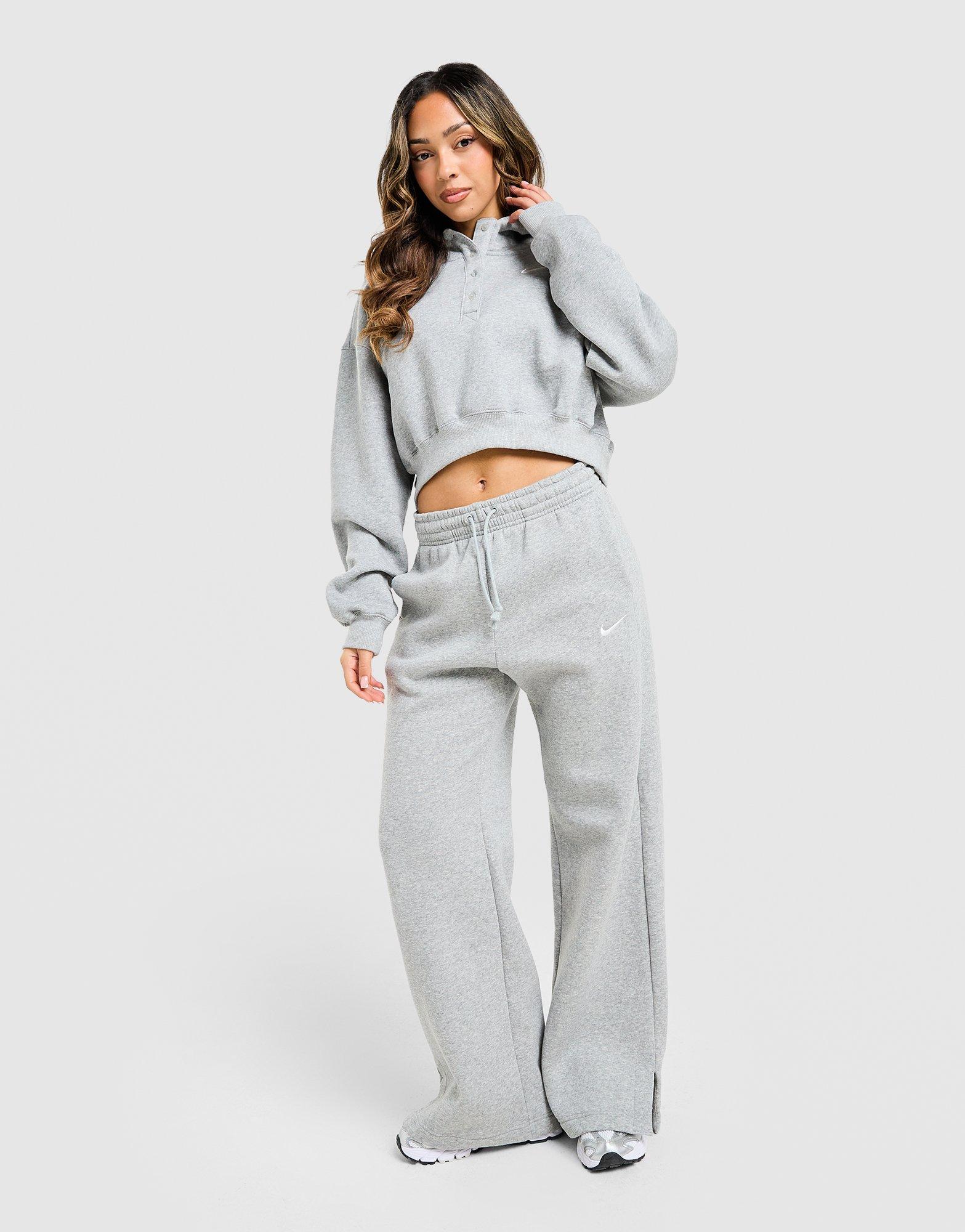 Nike Phoenix Fleece Wide Leg Jogginghose Damen