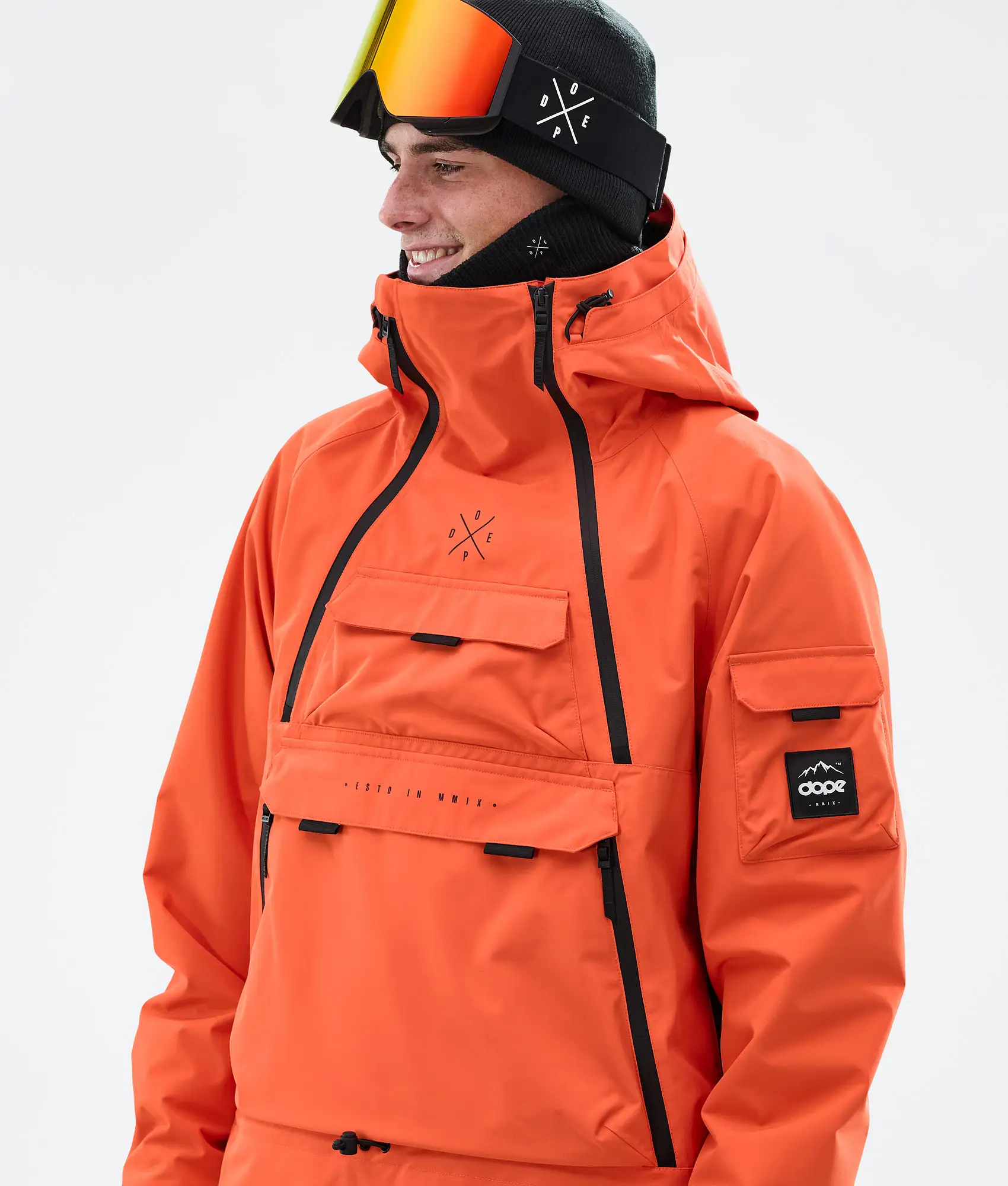 Akin Snowboard Jacket Men Orange
