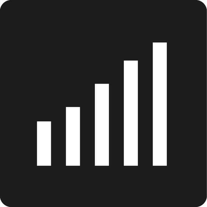 GLEM GAS - Cappa a parete GHB990IXA Classe A-Nero / Acciaio Inox