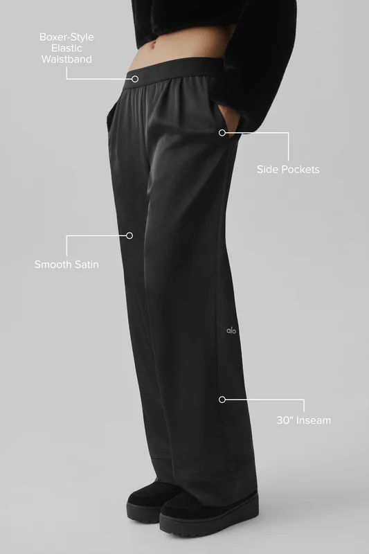 Satin High-Waist Smooth Talker Pant (Regular)