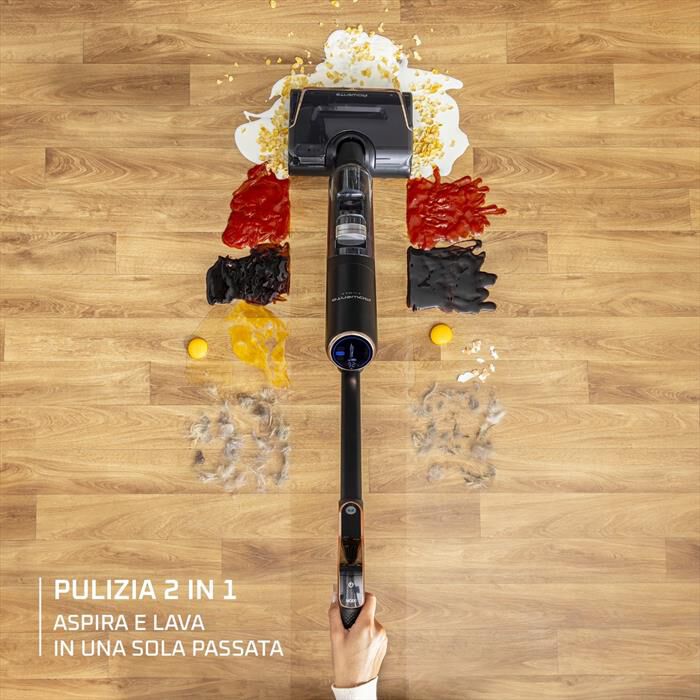 ROWENTA - Lavapavimenti Senza Fili GZ5736E0-TRUST BLU E CROMATO