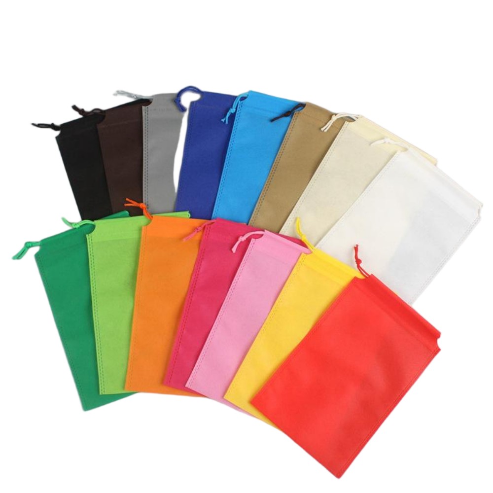 Non-Woven Drawstring Storage Bag, Custom Logo Dustproof Packaging Pouch, Shoes Clothing Dust Cover Bag, Toy Building Blocks Drawstring Bag, Reusable Portable Packing Bag, Factory Wholesale