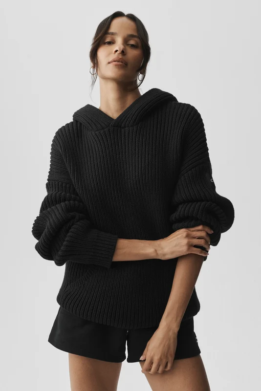Chunky Knit Rewind Hoodie
