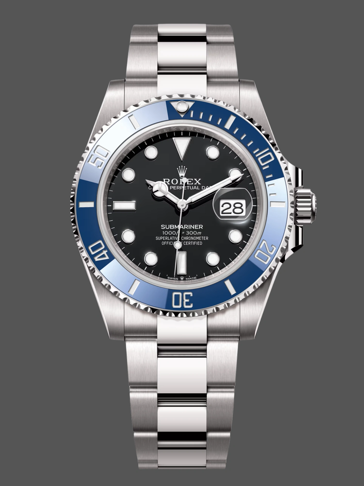 Rolex Submariner 126619LB 0003 Blue Bezel Black Dial 41mm Mens Replica Watch