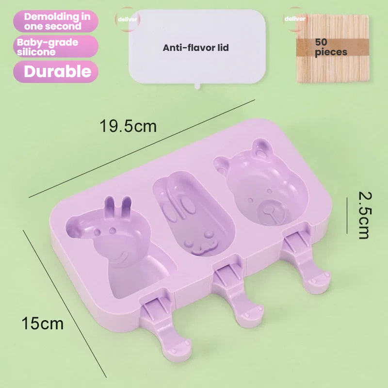 Cartoon Silicone Ice Pop Molds
