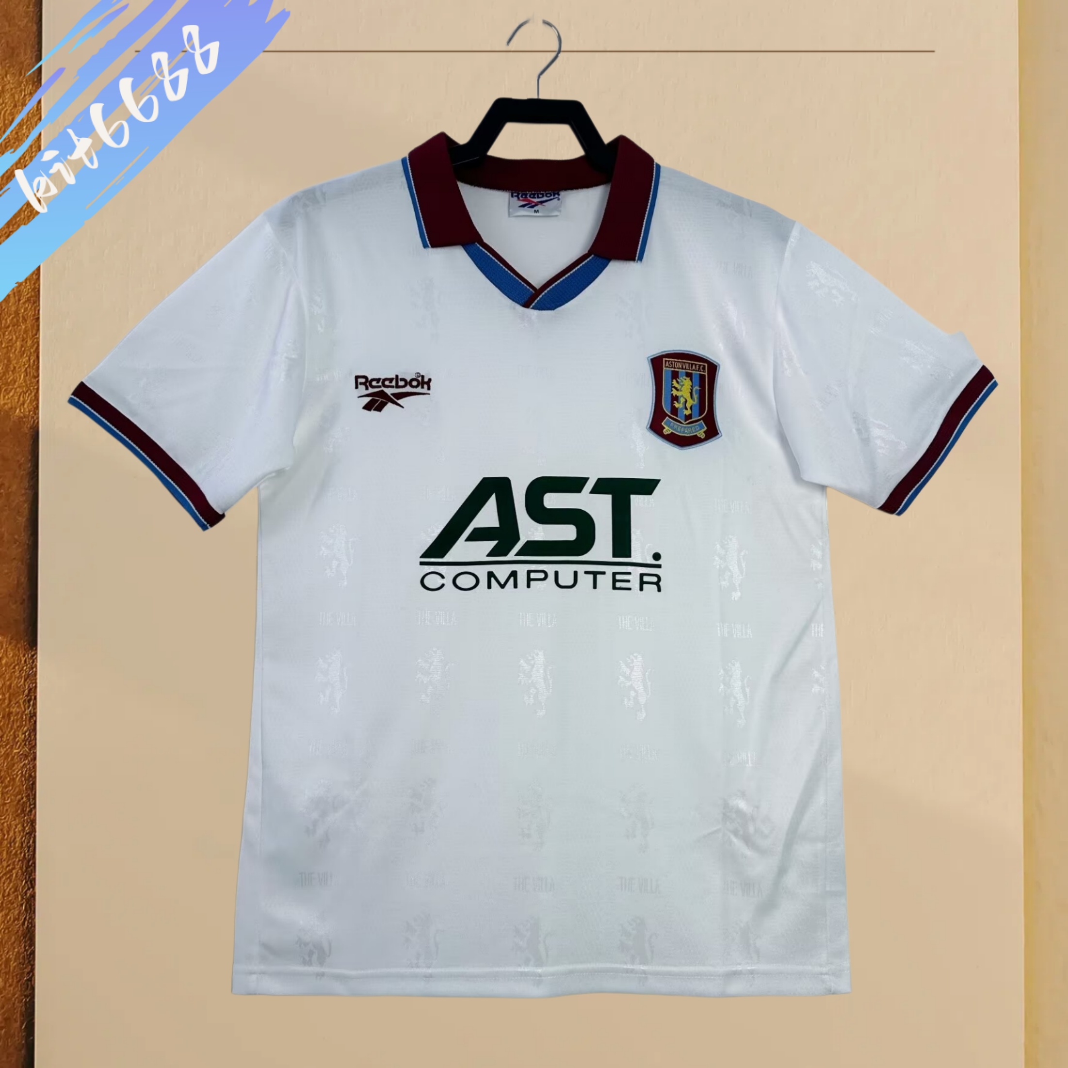 1995/1996 Aston Villa Away Retro Football Shirt