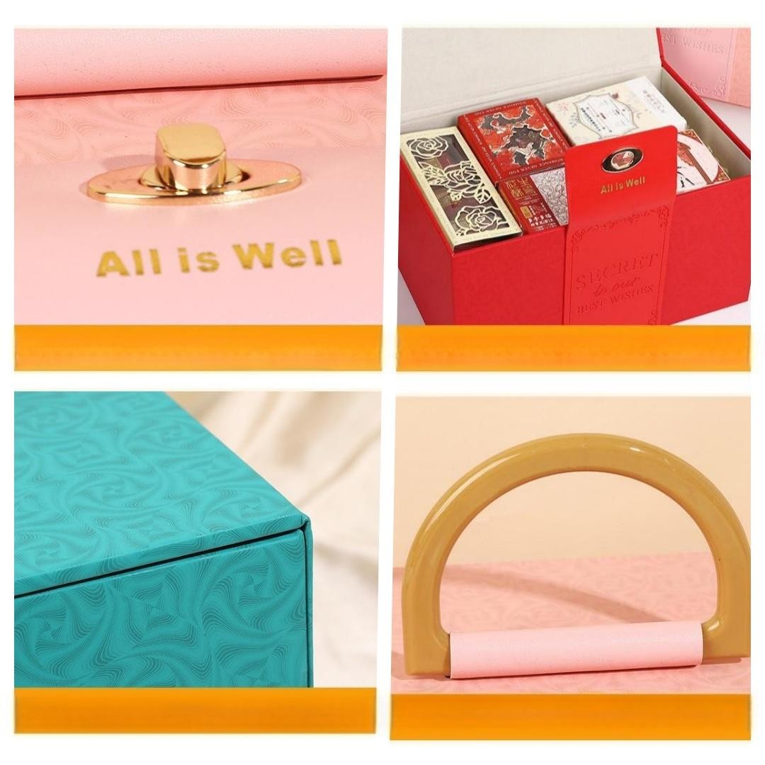 Exquisite Leather Gift Set for Bridesmaids Premium Wedding Gift Packaging Box for Jewelry custom logo