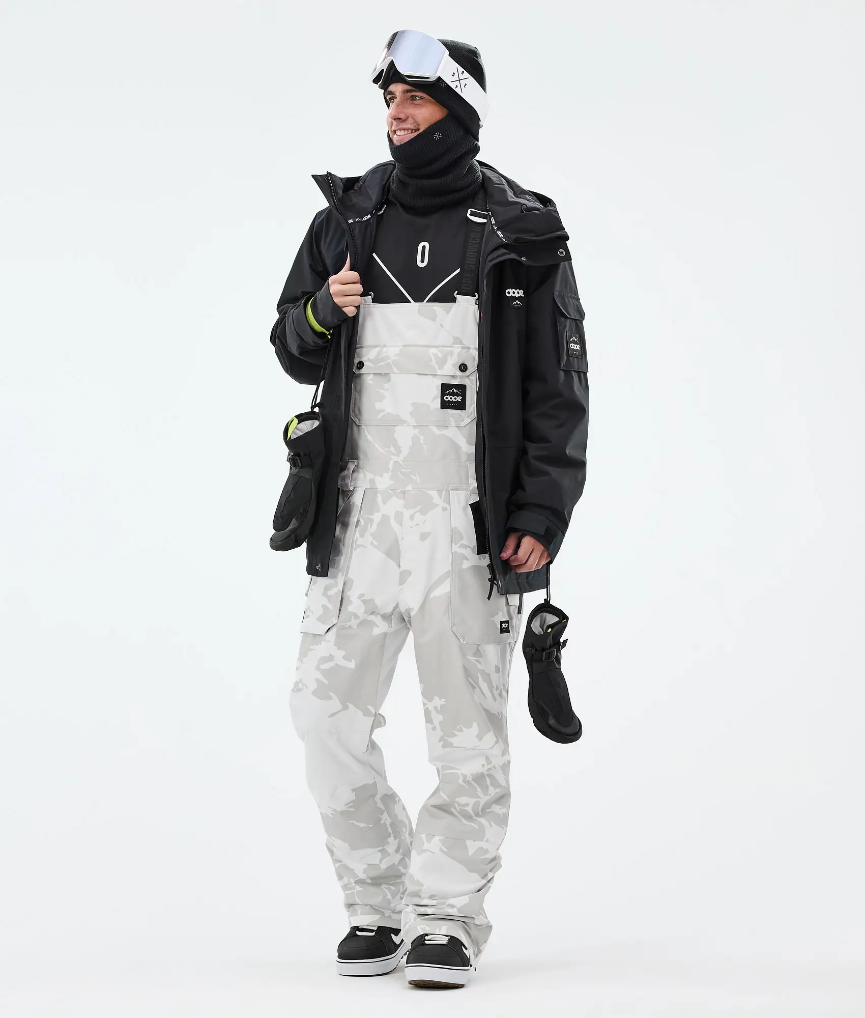 Notorious B.I.B Snowboard Pants Men Grey Camo