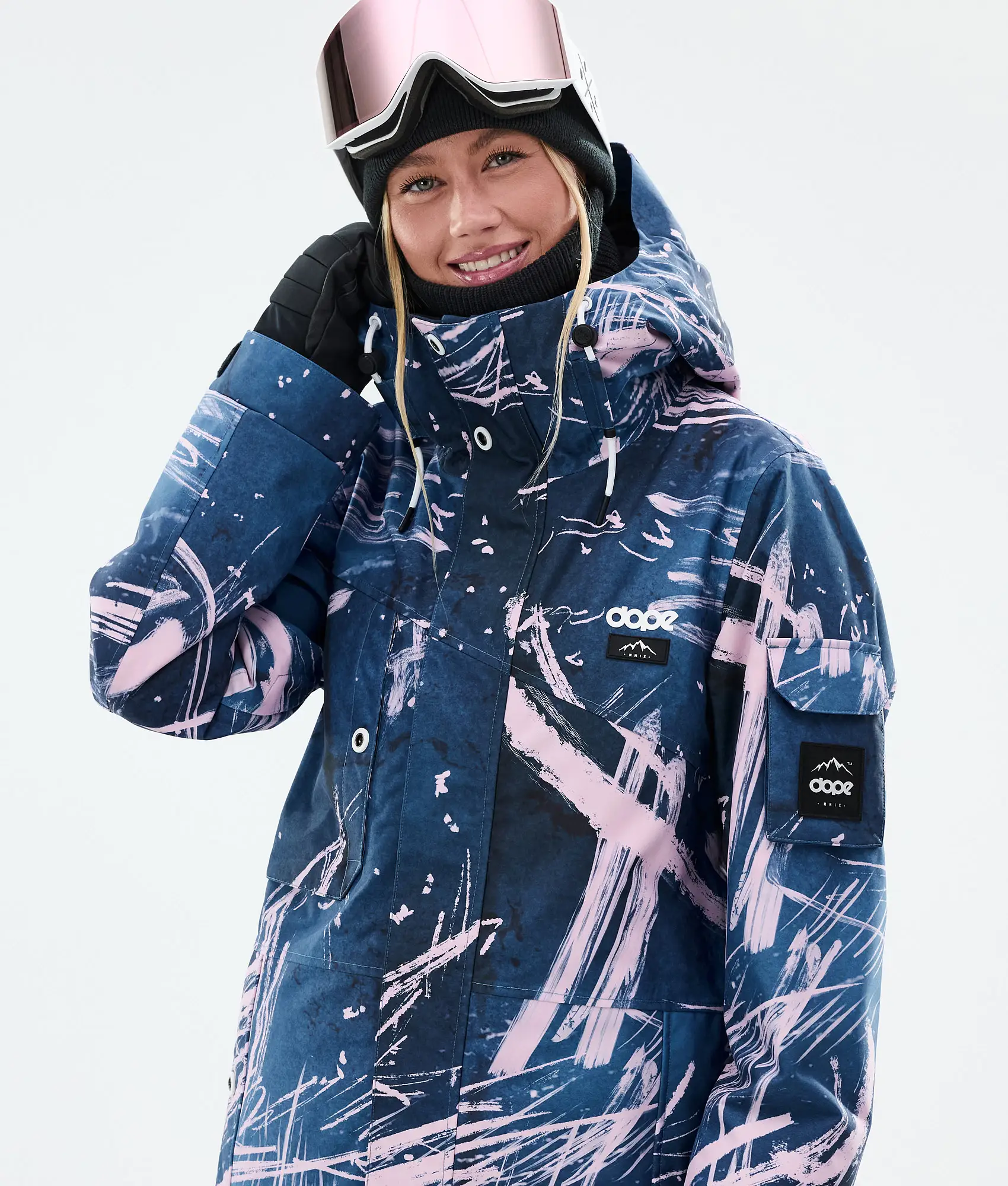 Adept W Snowboard Jacket Women Carvings Pink