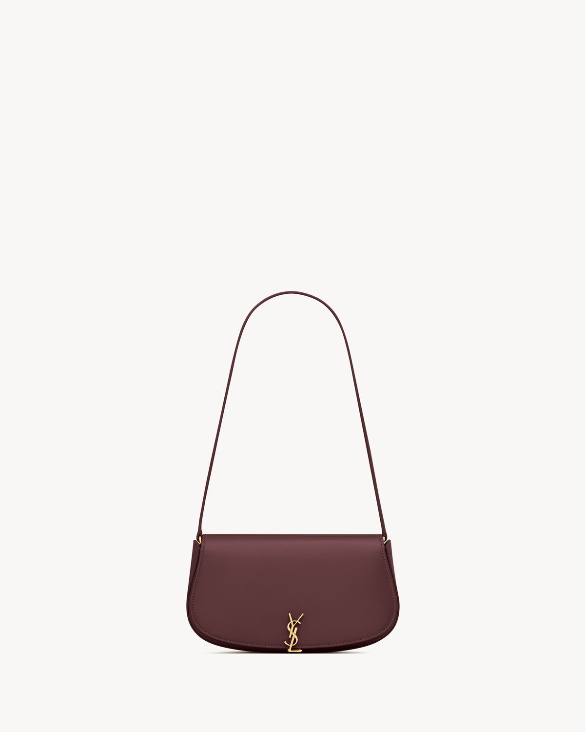 mini voltaire in box saint laurent ROUGE CABERNET