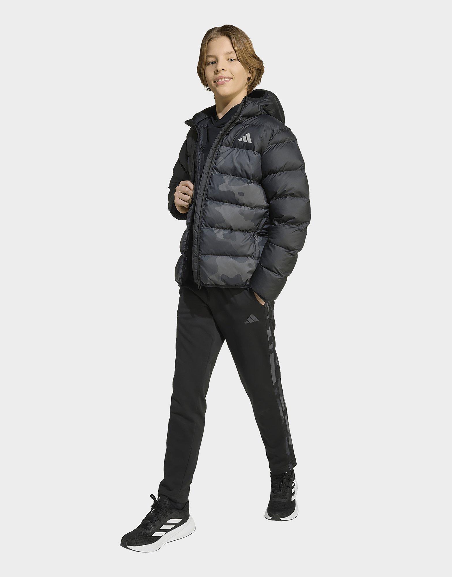 adidas Synthetic Down Allover Print Jacke Kinder