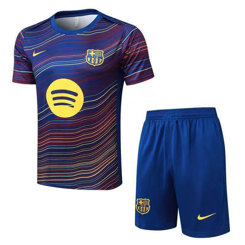 25 26 Barcelona pre match training suit set