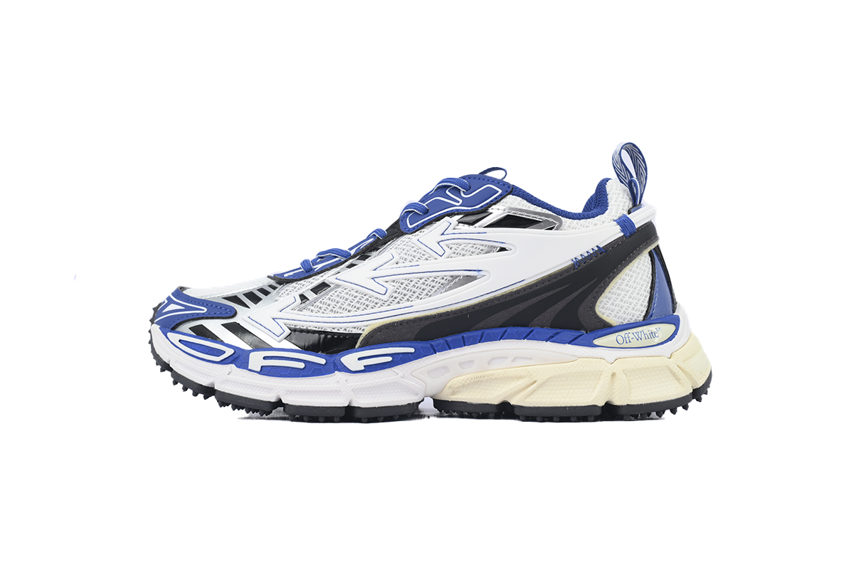 OFF-WHITE Out Of Deep Blue White OMIA295F24 FAB00 10145