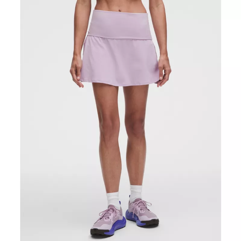Groove Foldover Mid-Rise Mini Skirt
