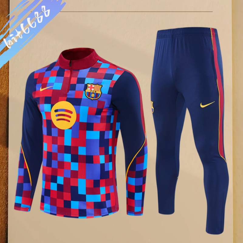 26/27 Barcelona Half Zip TrainingWear (Adult Kids Kit)
