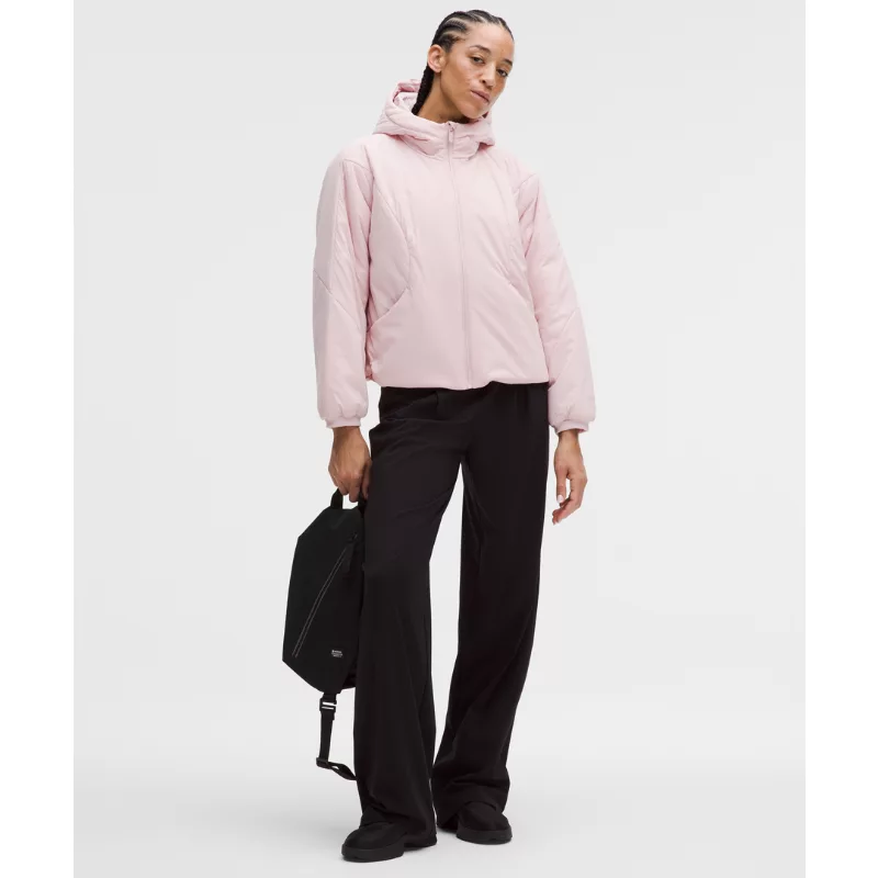Water-Resistant Insulated Hooded Jacket