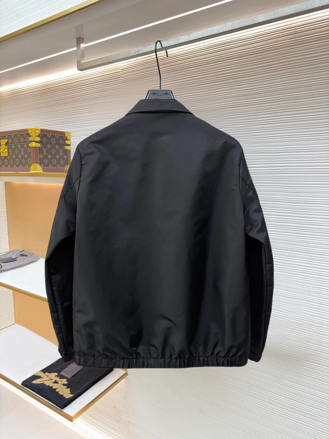 Prada 26SS Logo Schwarz Jacke Jacken OS464195
