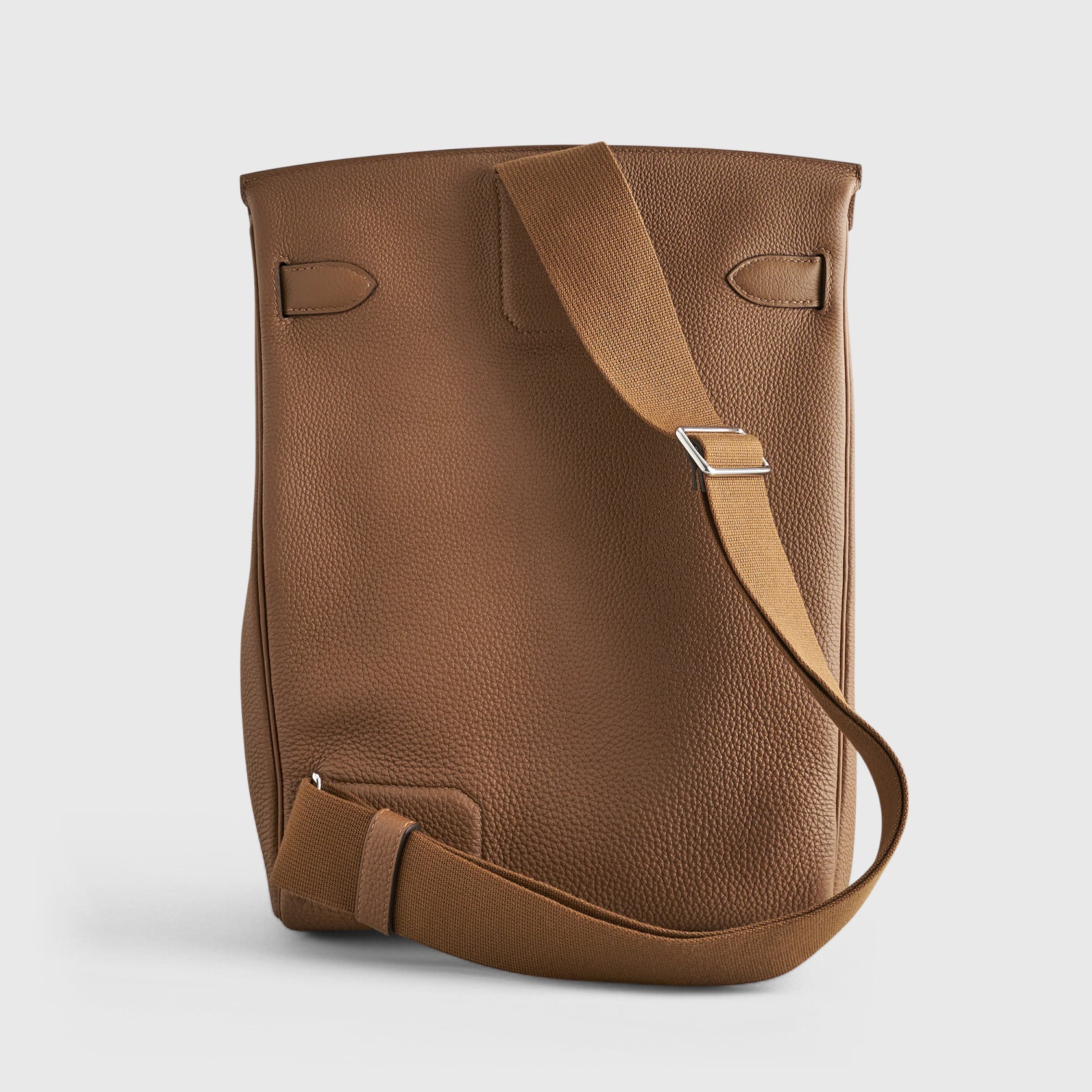 Hermès Hac A Dos Backpack GM Togo Alezan Palladium Hardware