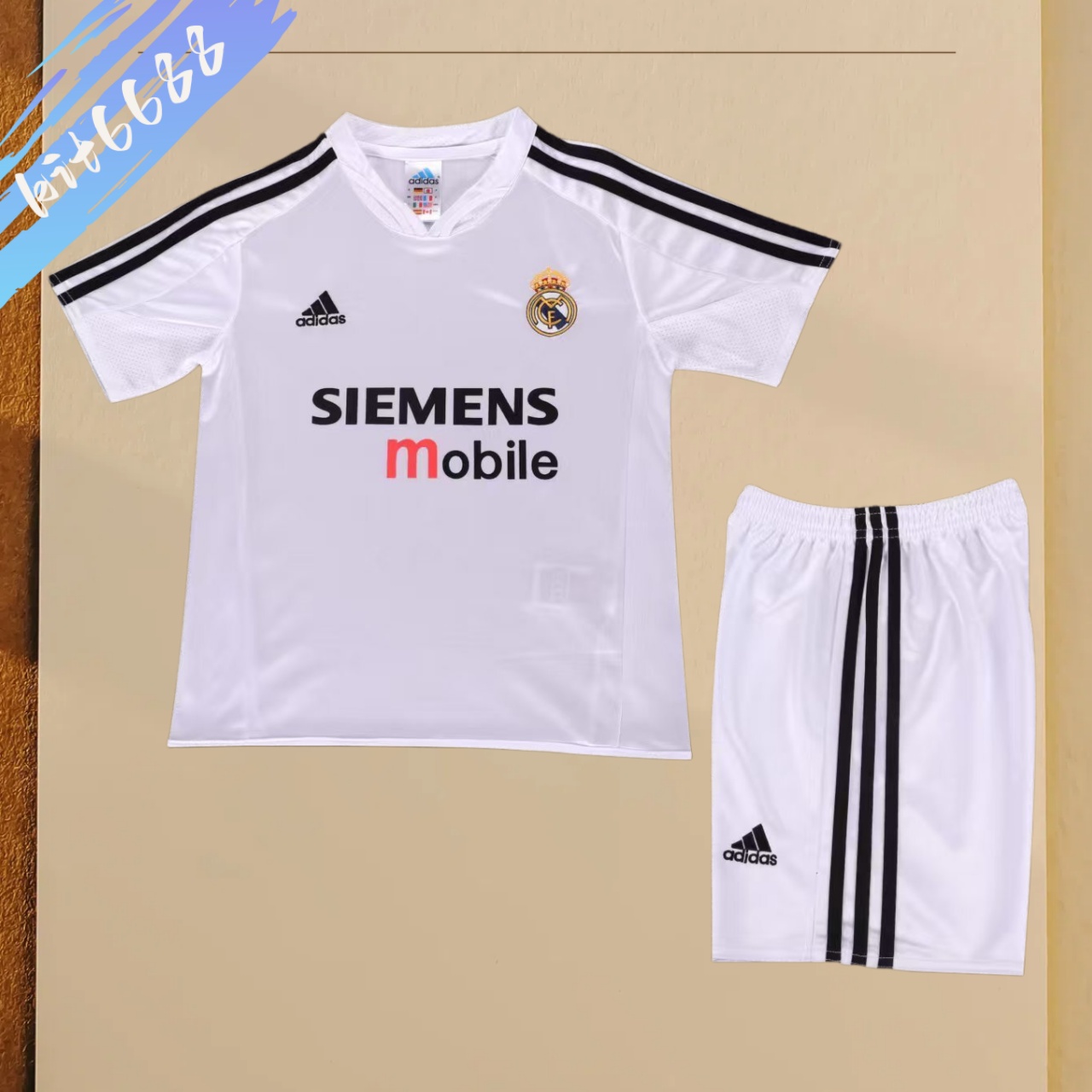 2004/2005 Real Madrid home  Retro Kids Set