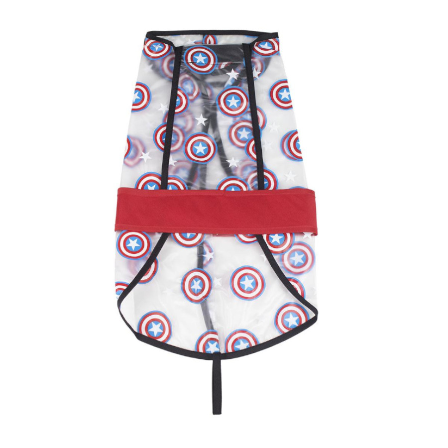 Disney Marvel Chubasquero Capitán América para perros