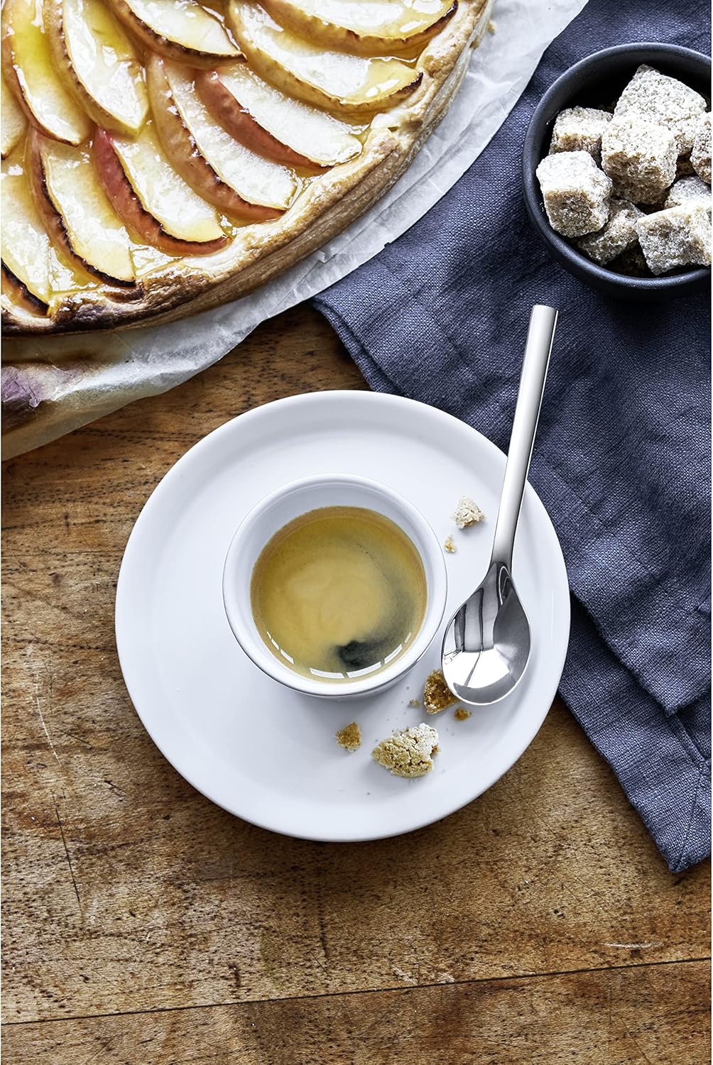 WMF Nuova Set of 6 Coffee Spoons 11 cm Cromargan Polished Stainless Steel Dishwasher Safe