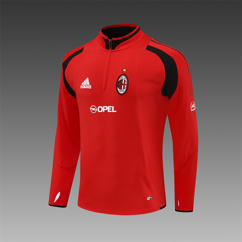 04/05 AC Milan Retro Training Shirt Long Sleeve Football Shirt