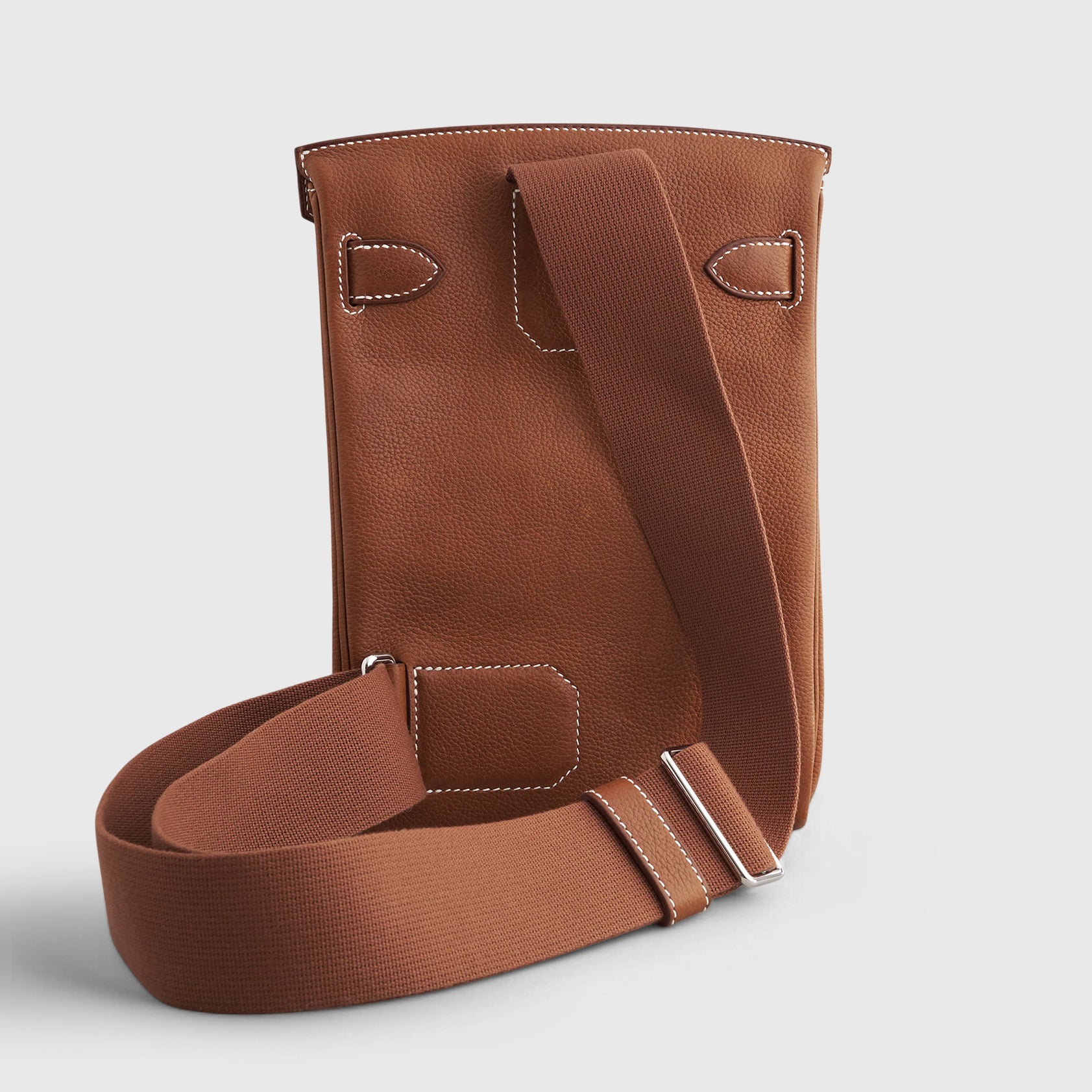 Hermès Hac A Dos Backpack PM Barenia Fauve Palladium Hardware