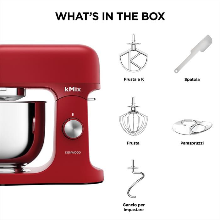 KENWOOD. - Planetaria kMix KMX751ARD-Rosso