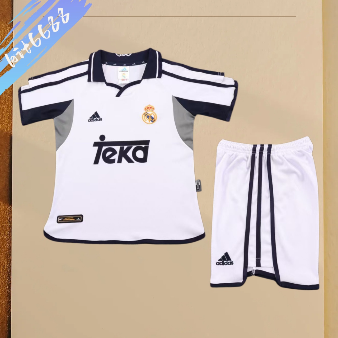 2000/2001 Real Madrid home Retro Kids Set