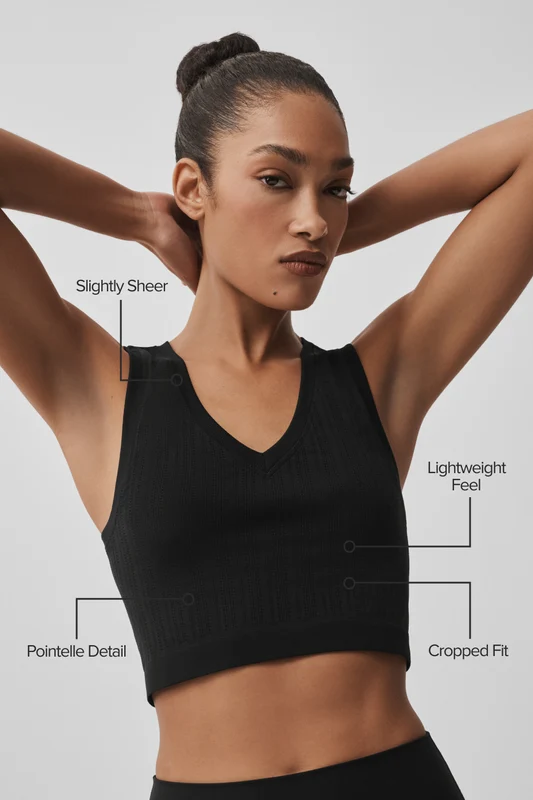 Seamless Pointelle Tank