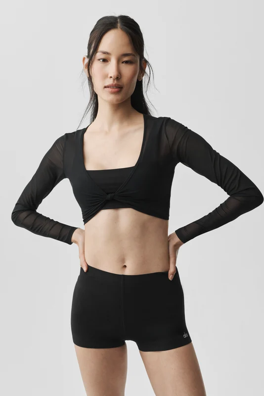 Mesh Knotty Long Sleeve