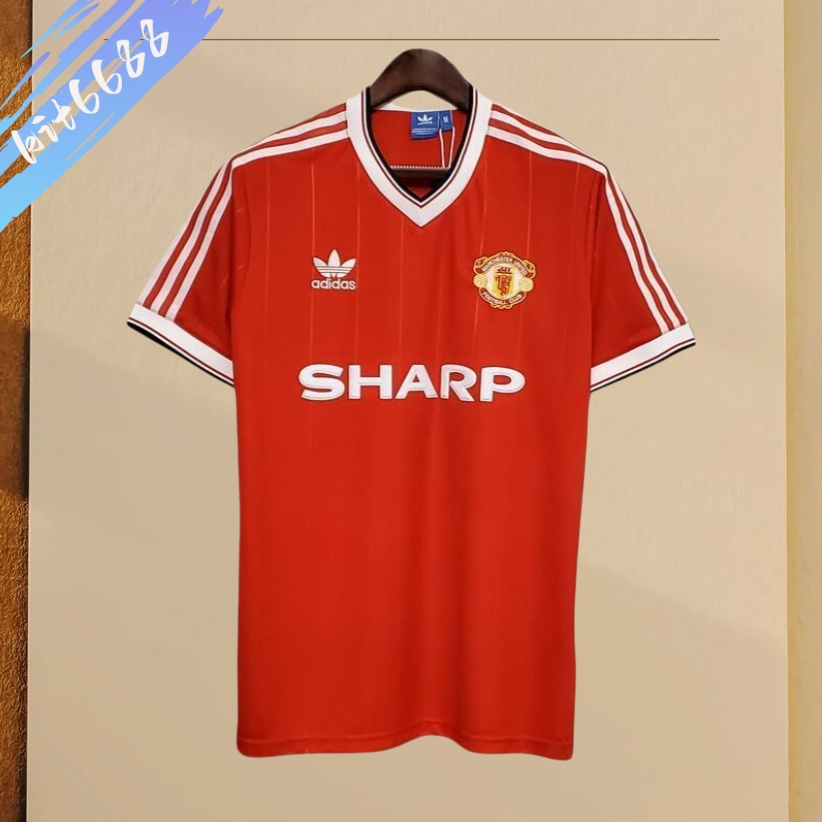 86/88 Manchester United home retro football jersey