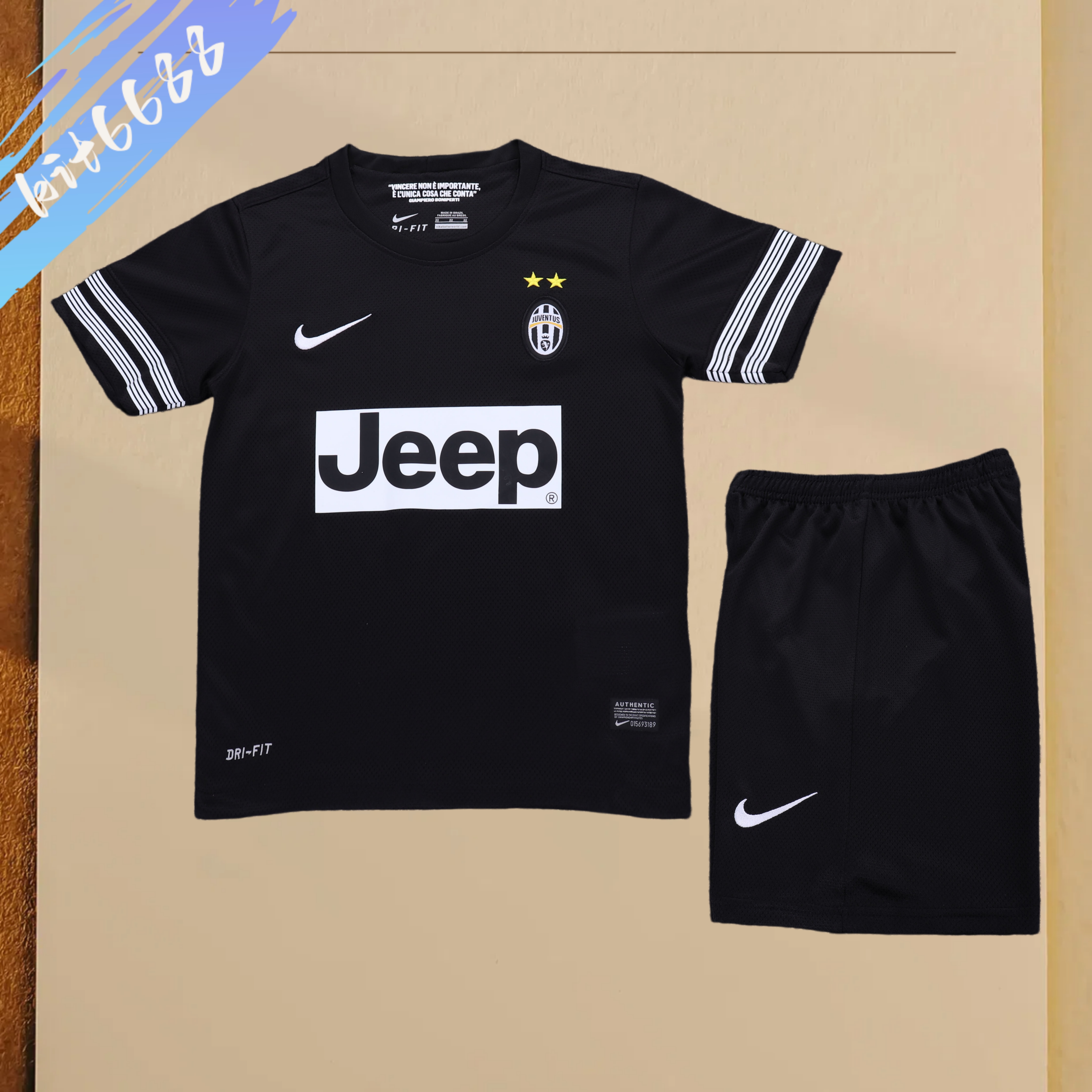2014/2015 Juventus Away Retro Football Shirt Kids Kit