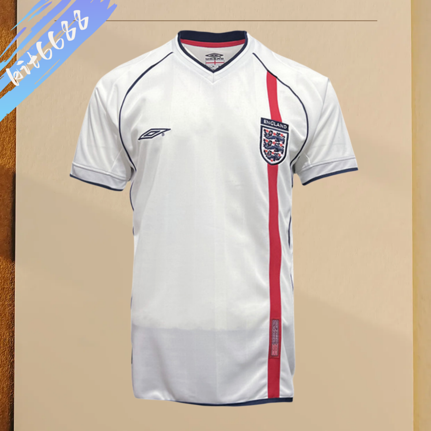 2002 England Home Retro Football Shirt