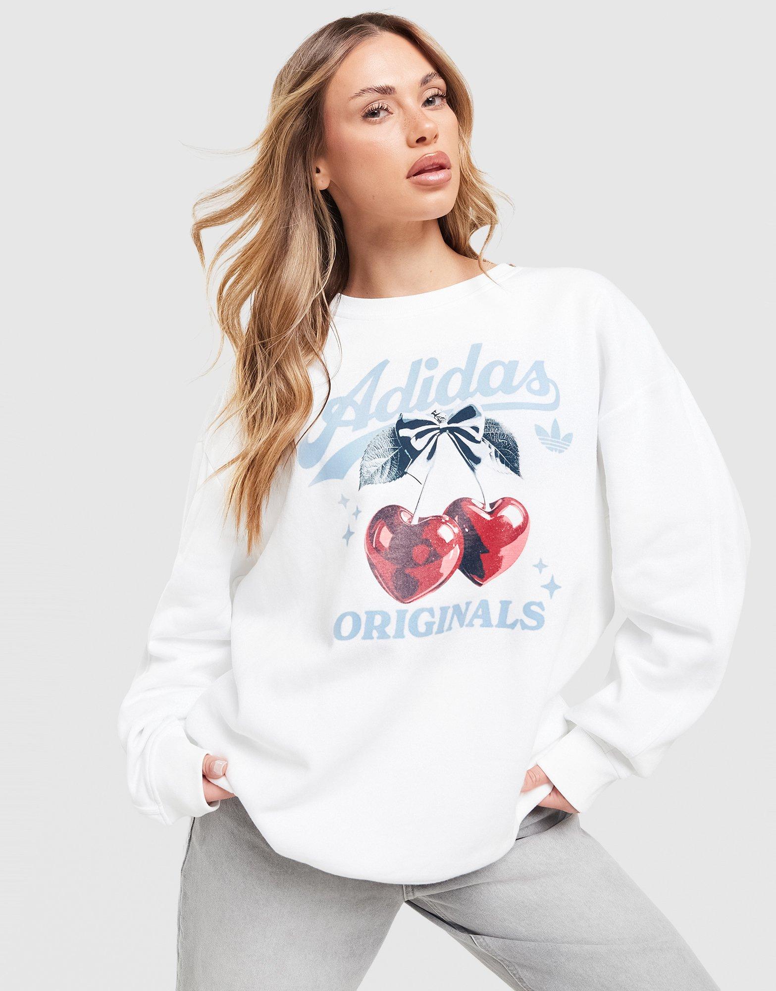 adidas Originals Cherry Boyfriend Crew Sweatshirt