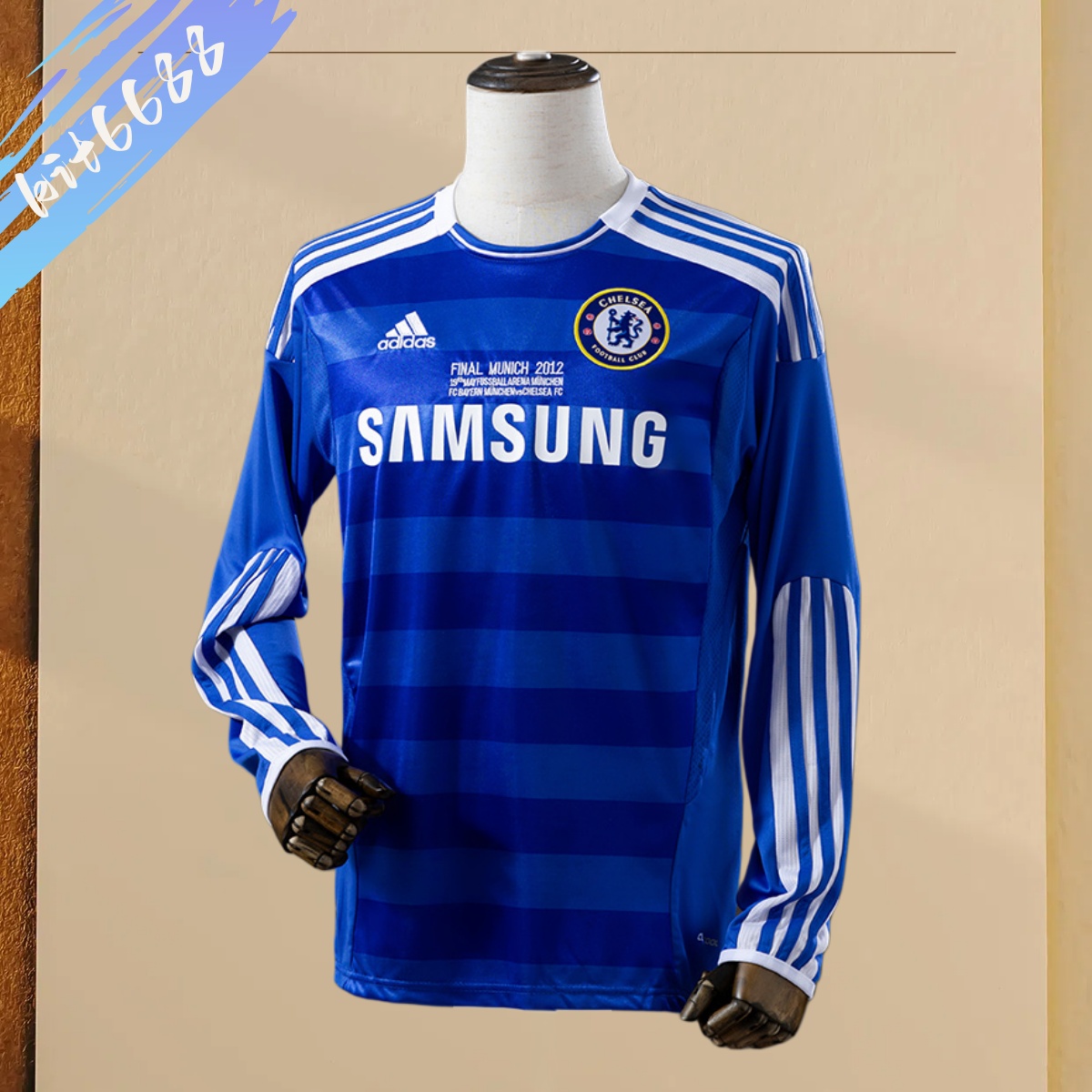 2011/2012 Chelsea Home Long Sleeve Retro Football Shirt (Fans)