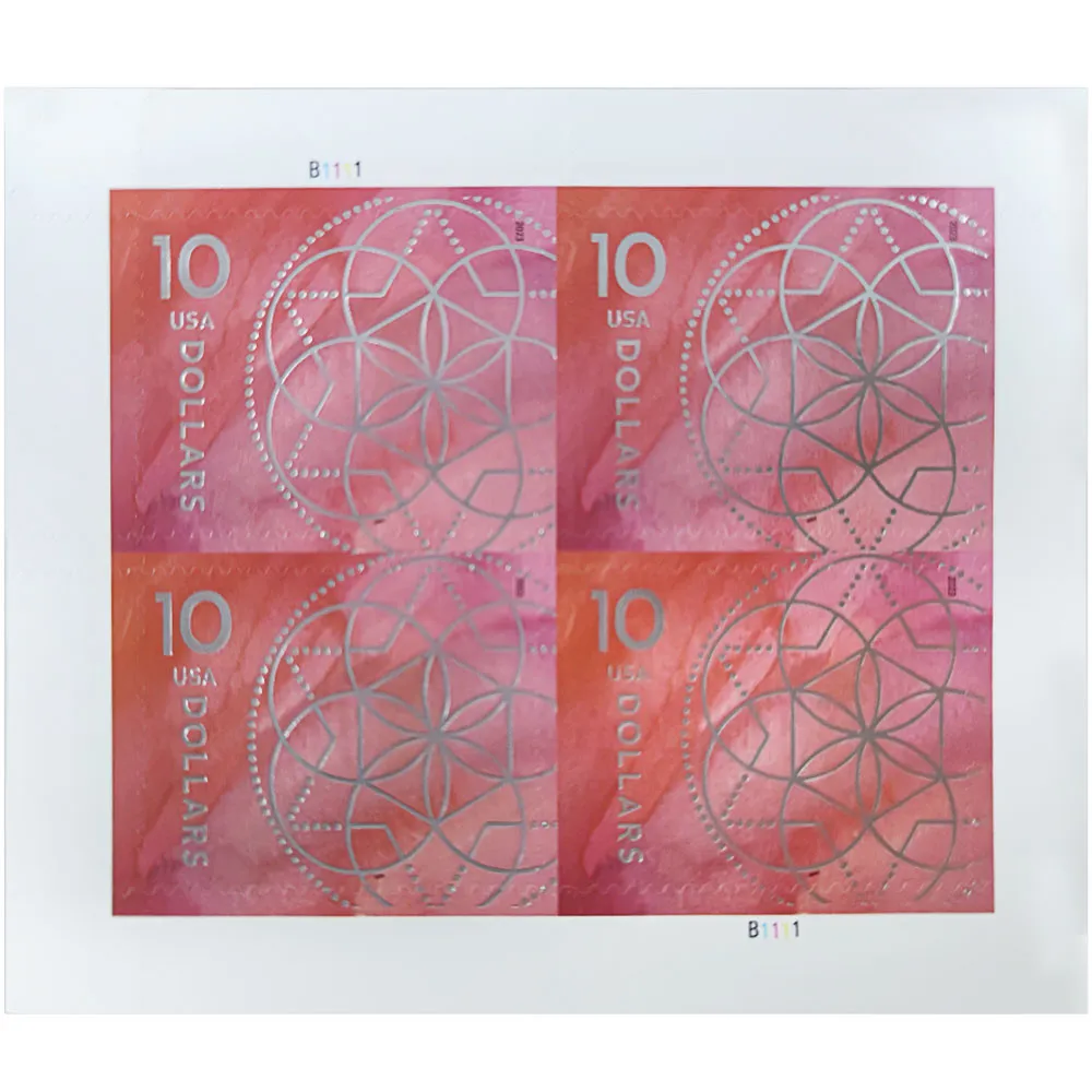 🎁[US FREE SHIPPING]$10 Floral Geometry 2023 - 5 Sheets / 20 Pcs