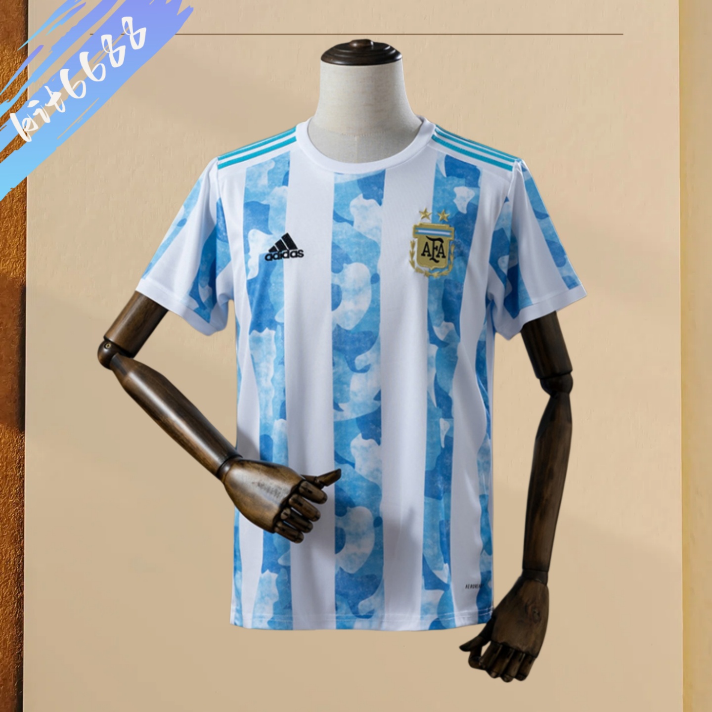 2021 Argentina Home Retro Football Shirt Fans