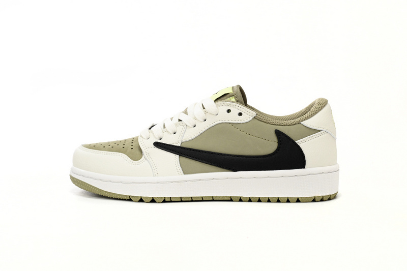 Travis Scott x Air Jordan 1 Low Golf Olive FZ3124-200