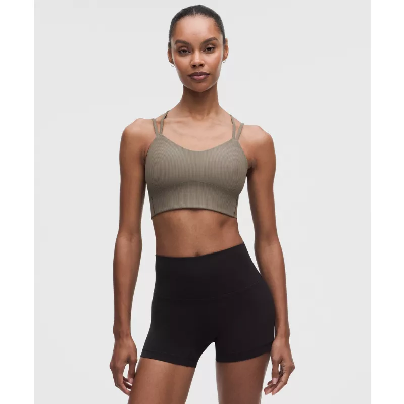 Like a Cloud Ribbed Longline Bra Light Support, B/C Cup