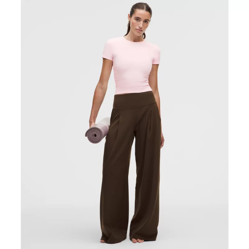 All It Takes Ribbed Keyhole Short-Sleeve Shirt