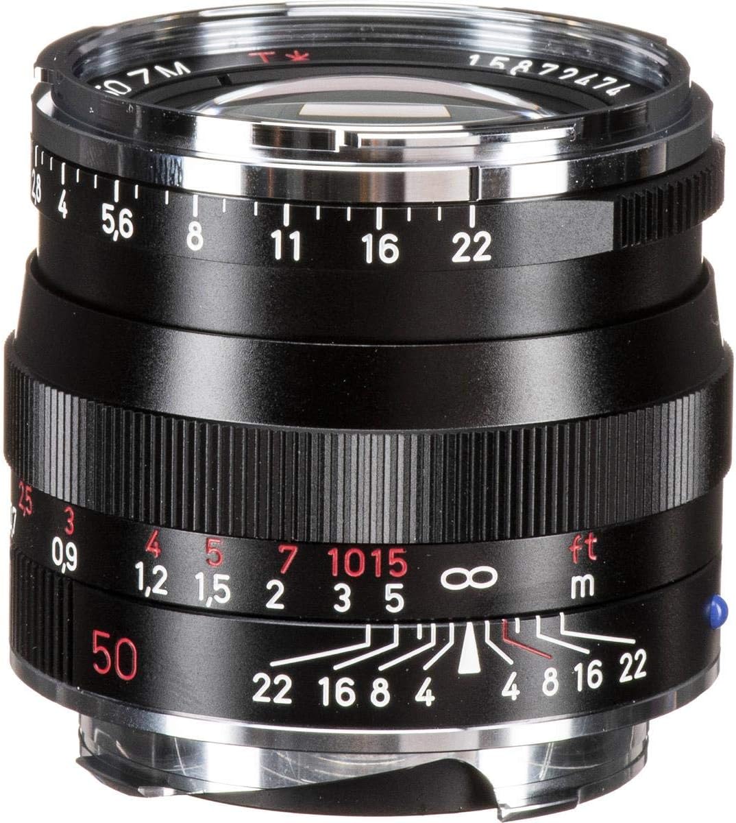 Zeiss Carl Planar T ZM Lens 50 mm/F 2.0 with Leica M-Connector