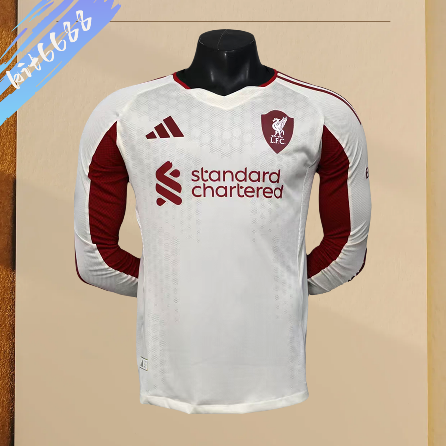 2025/2026 Liverpool FC Away Long Sleeve Football Shirt (Player)